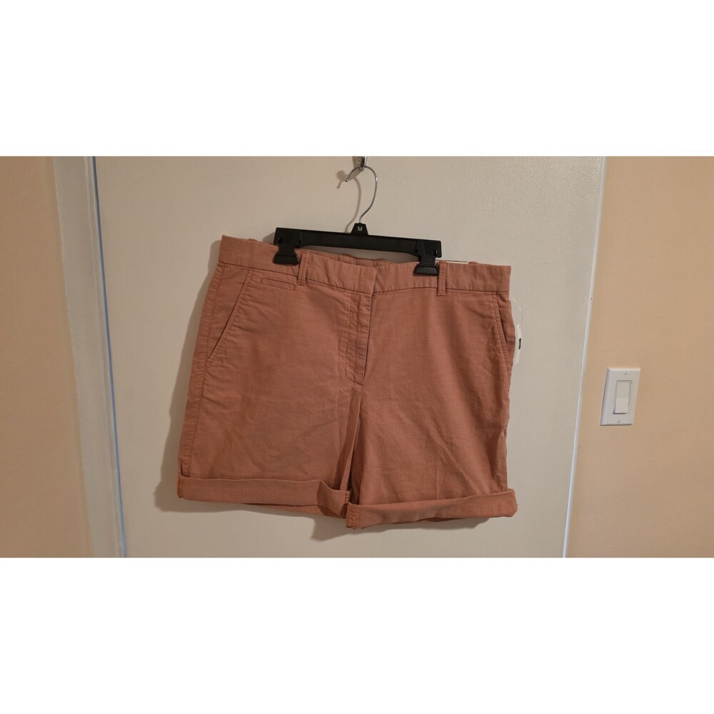 Gap Shorts Boyfriend Roll Up Size 10 Coral Preppy Casual Vacation Cruise Y2K NWT